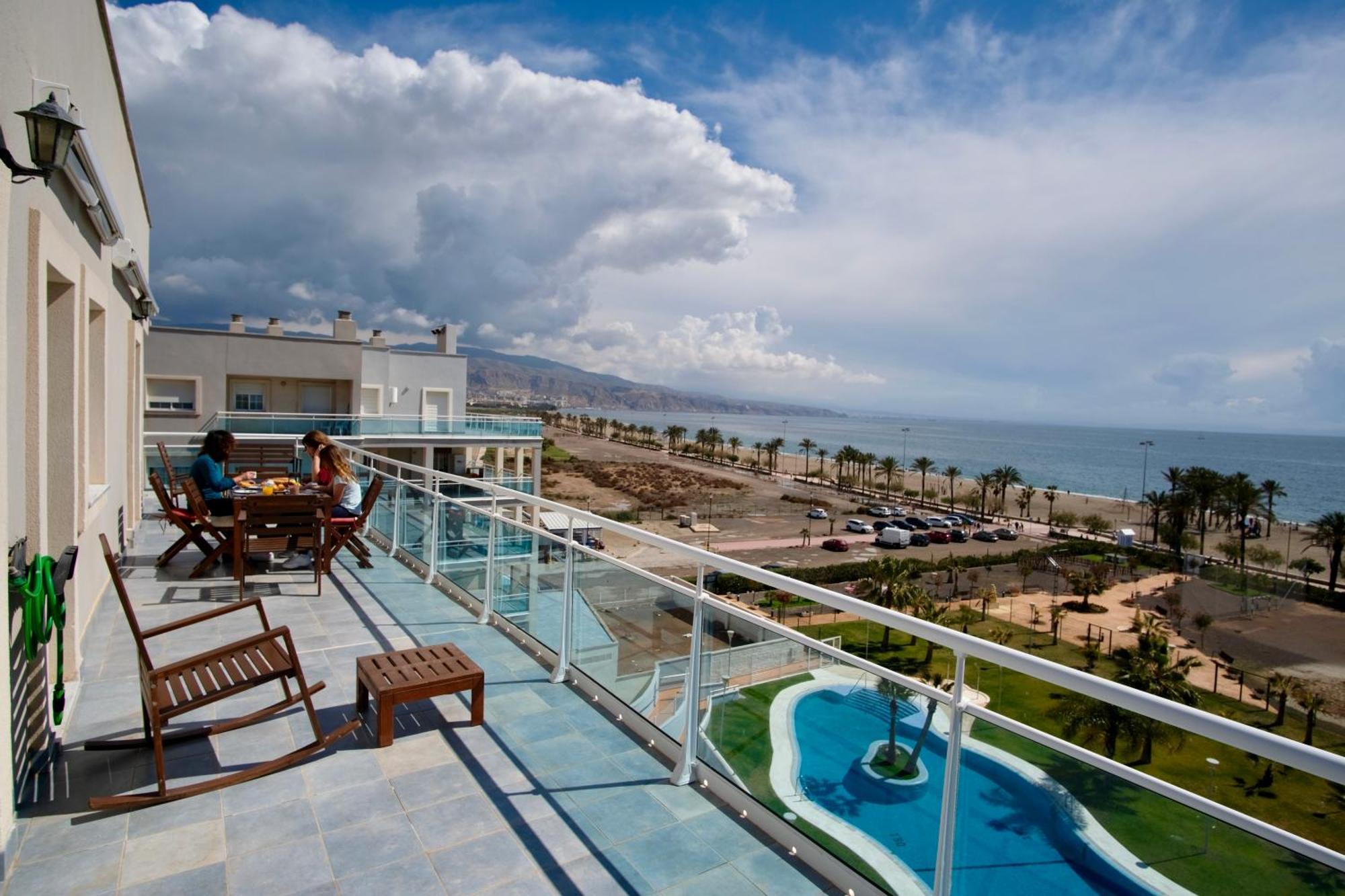 Seafront Penthouse Almeria Roquetas de Mar Buitenkant foto