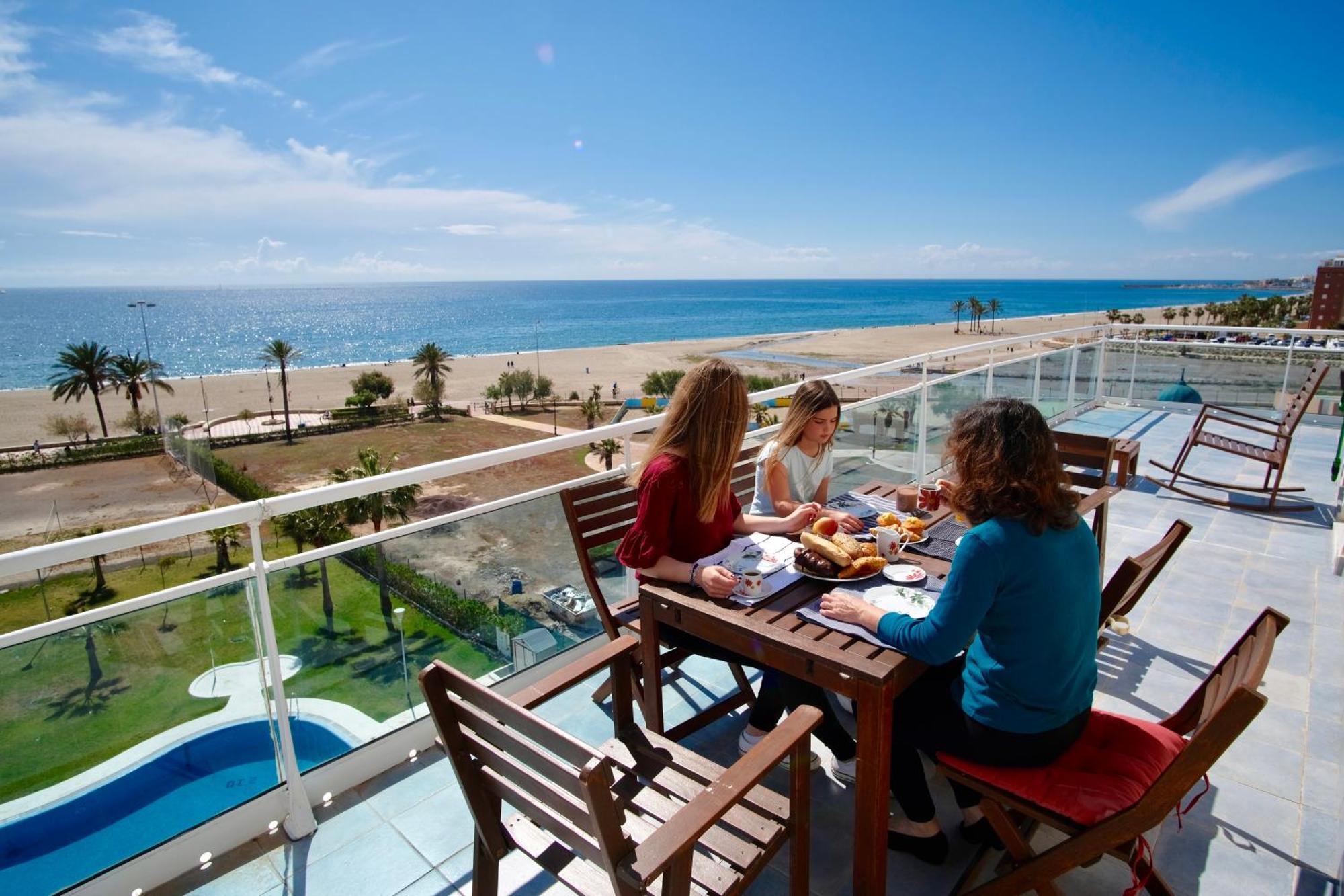 Seafront Penthouse Almeria Roquetas de Mar Buitenkant foto